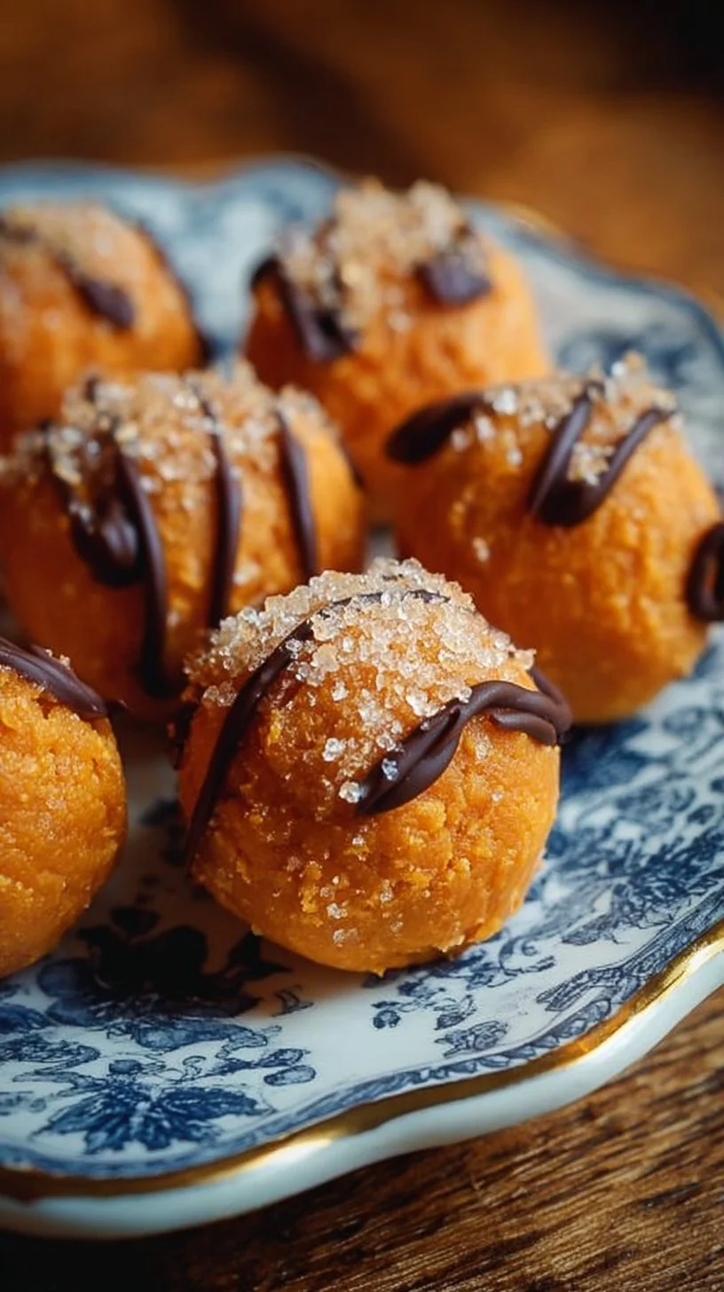 Delicious pumpkin cheesecake truffles made with creamy cheesecake and pumpkin puree.