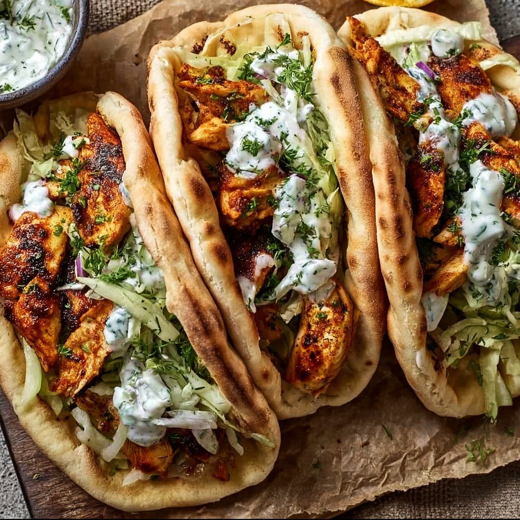 Sheet Pan Chicken Pitas with Herby Ranch