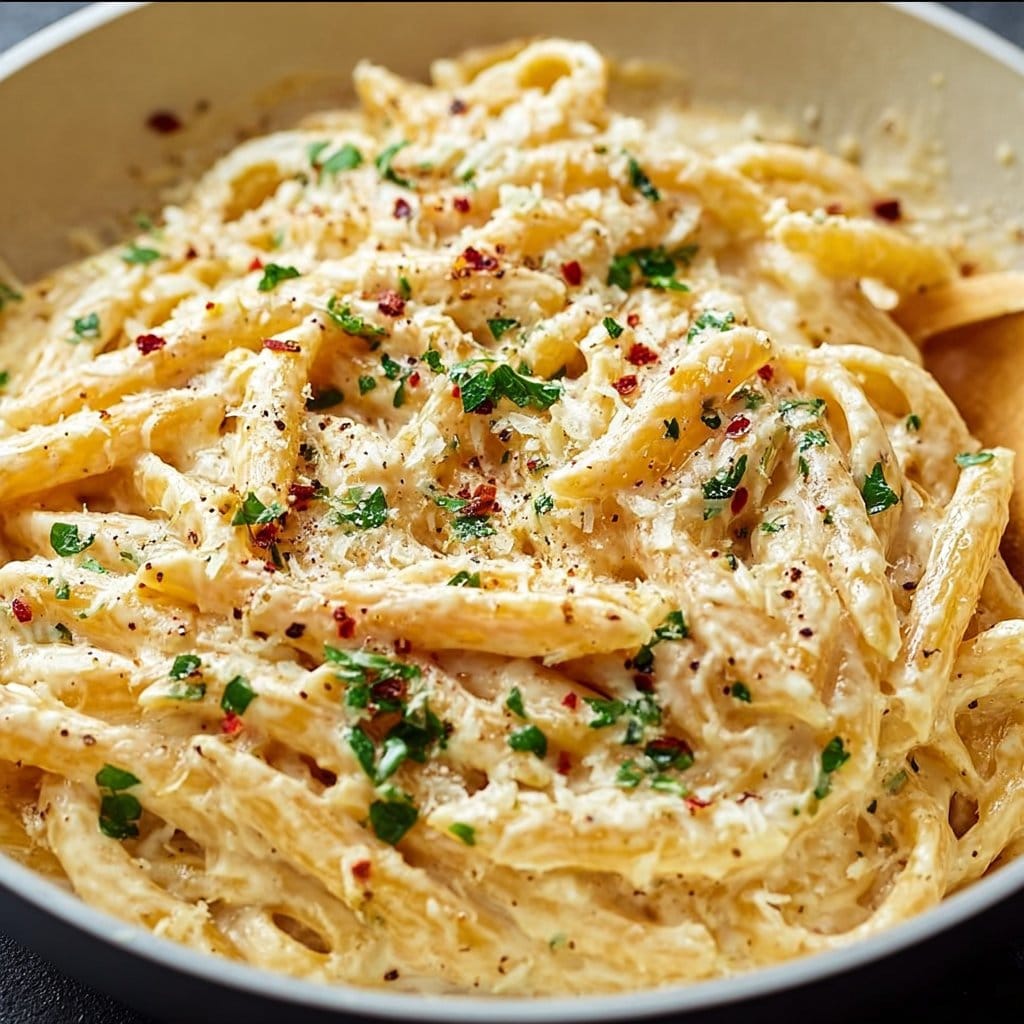 One Pot Creamy Garlic Pasta