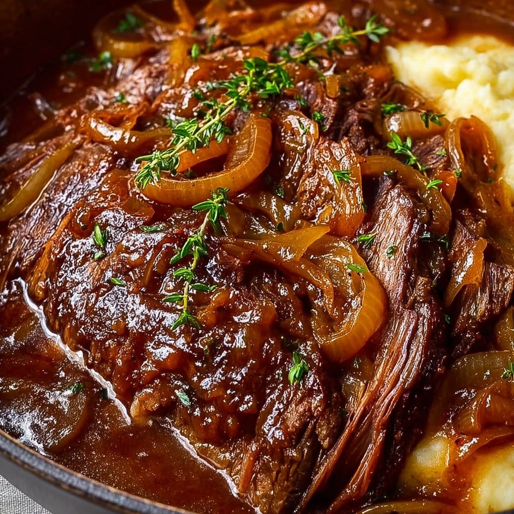 Juicy French Onion Pot Roast