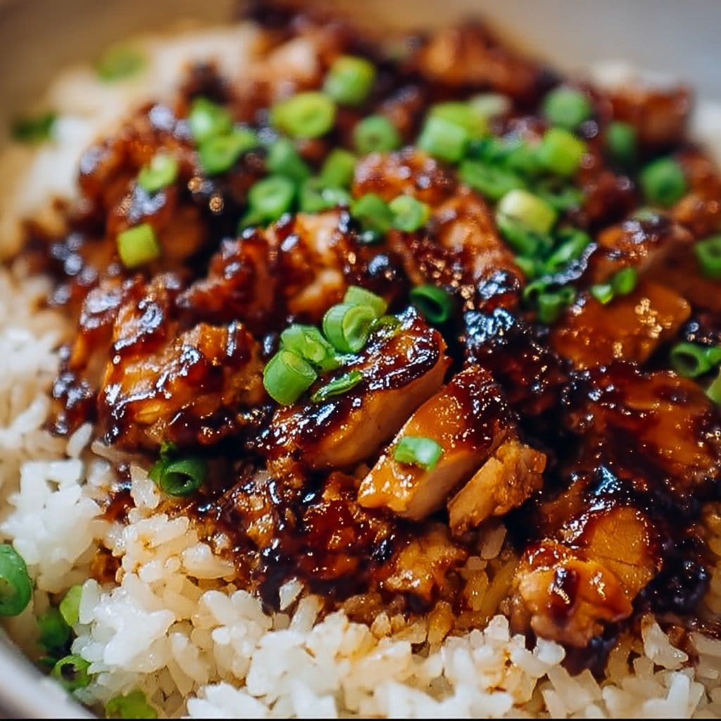 Honey BBQ Chicken Rice