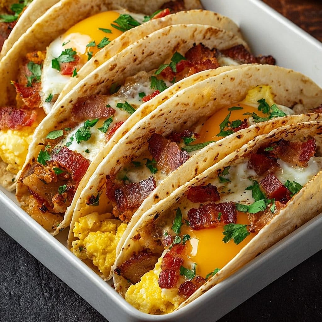 Tasty Baked Breakfast Tacos