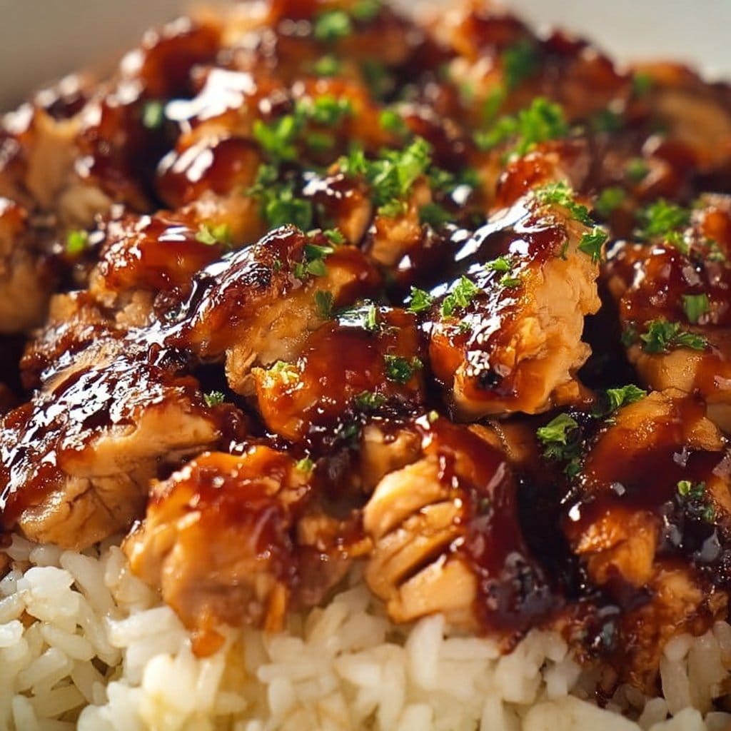 Honey BBQ Chicken Rice
