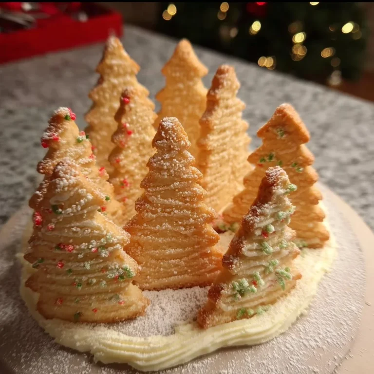 Festively decorated Christmas tree shortbread sticks on a holiday platter