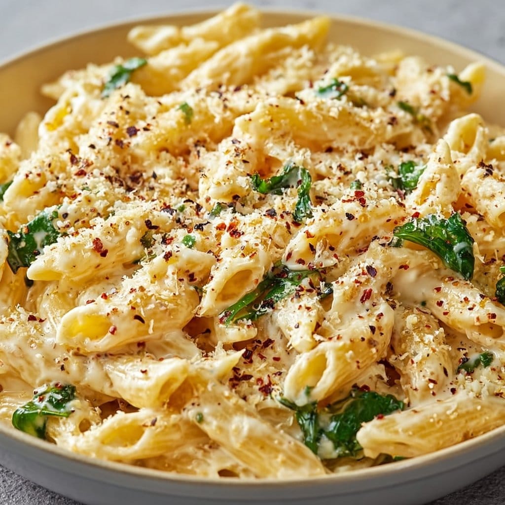 One Pot Creamy Garlic Pasta