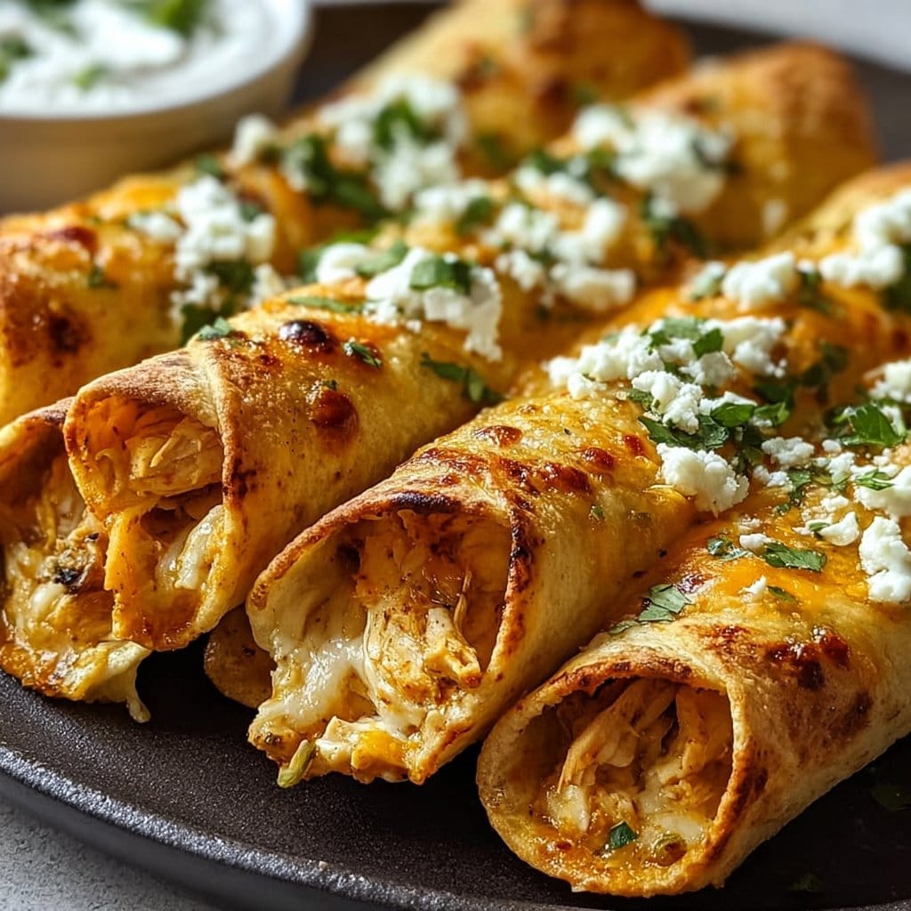 Crispy Chicken Taquitos