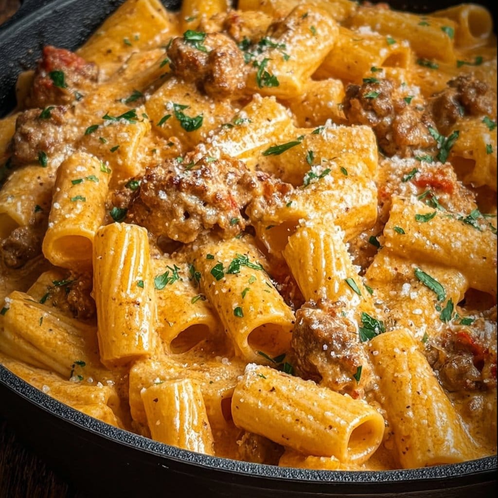 Creamy Italian Sausage Rigatoni