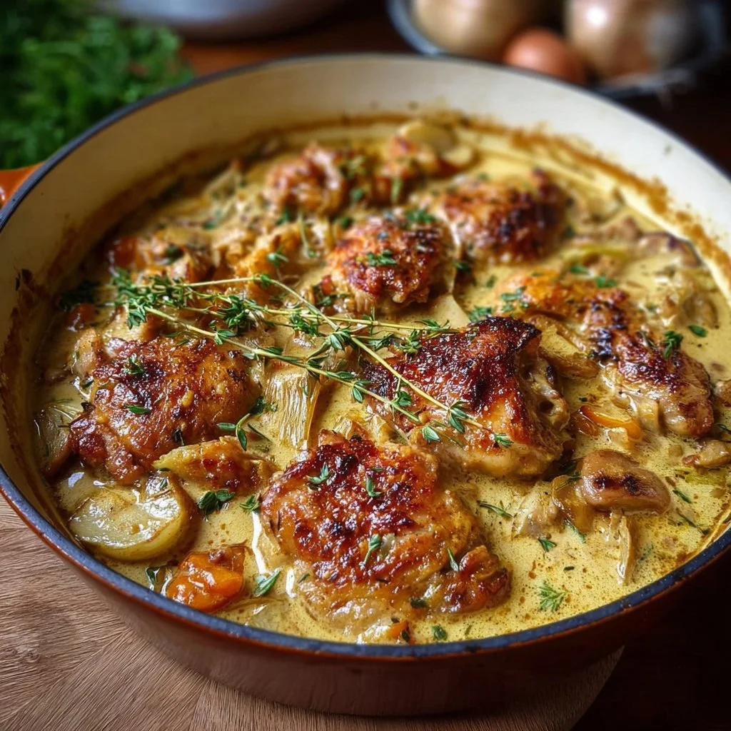 French Style Chicken Casserole in the Norman Way