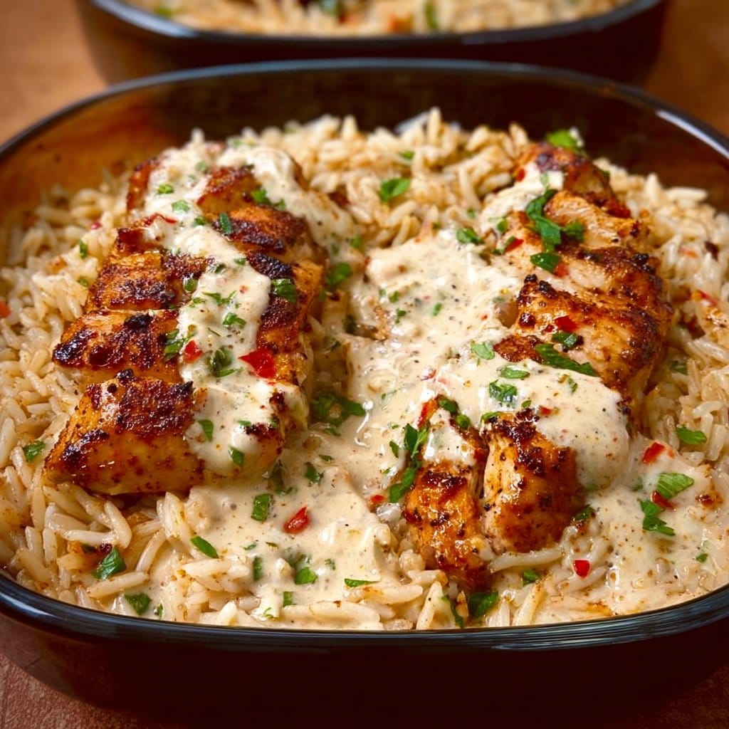 Creamy Cajun Chicken and Rice Bowls
