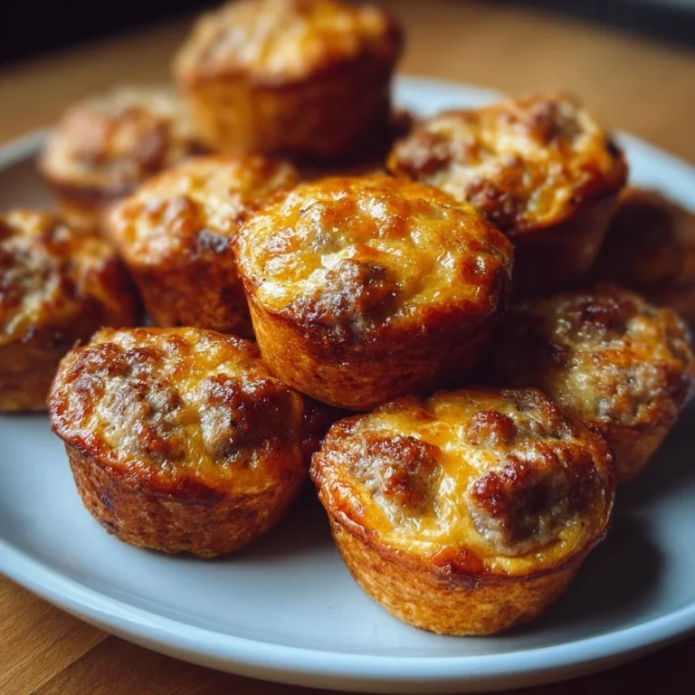 High-protein pancake sausage mini muffins for a tasty breakfast snack