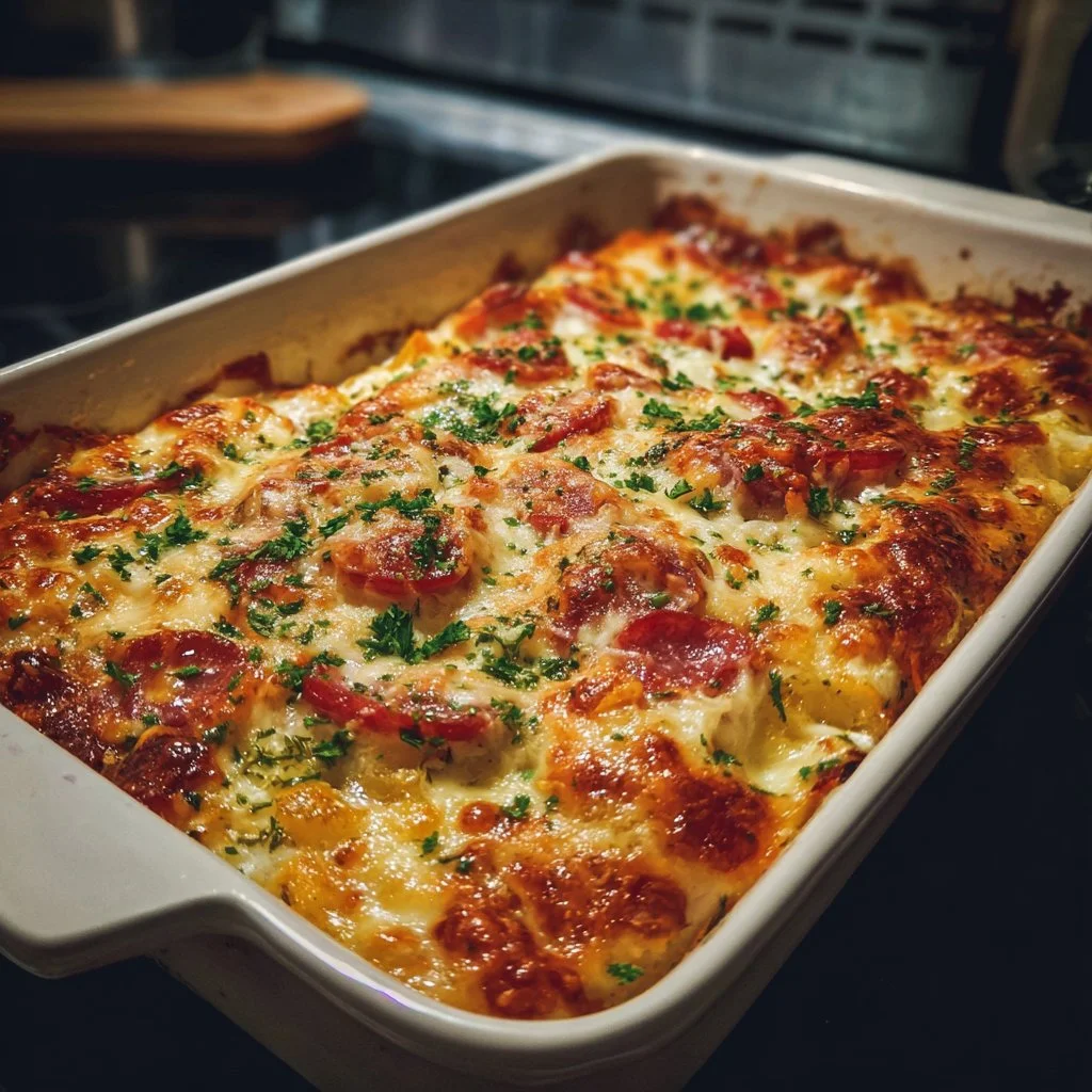 A variety of quick and easy dinner casseroles on a dining table.