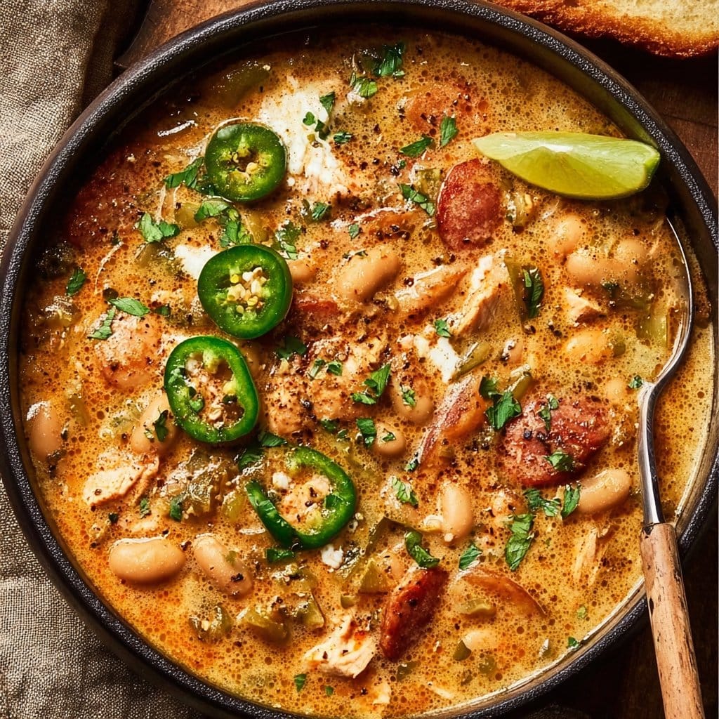 Cajun White Chicken Chili