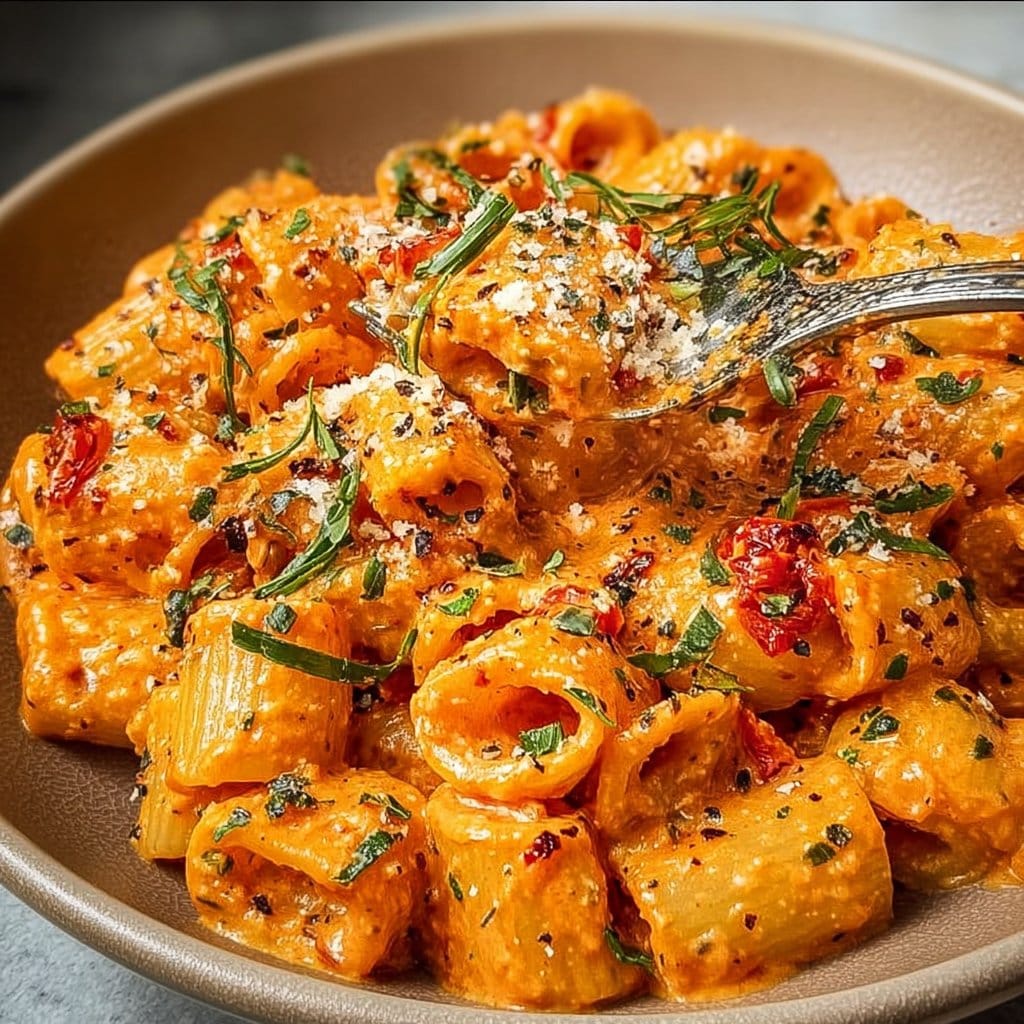 Creamy Tomato Garlic Pasta
