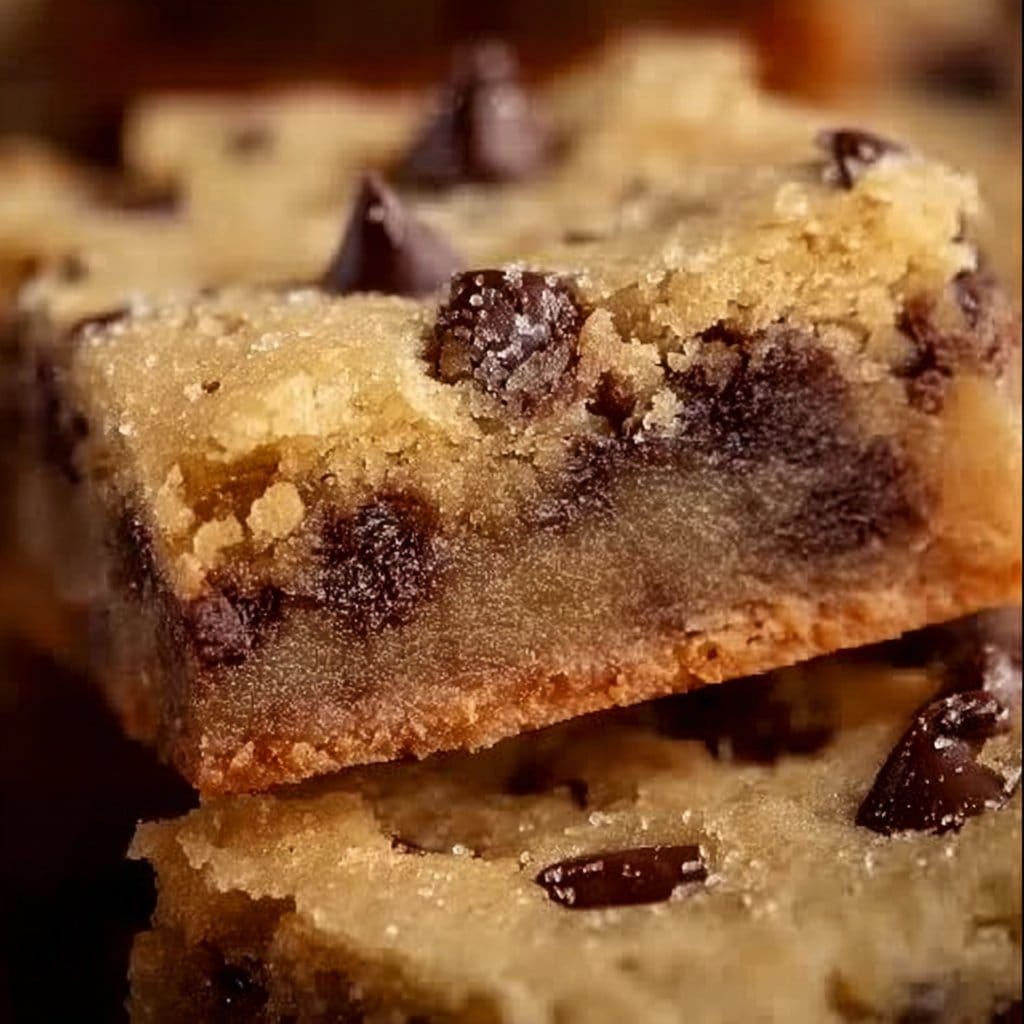 Melt-in-Your-Mouth Chocolate Chip Cookie Bars