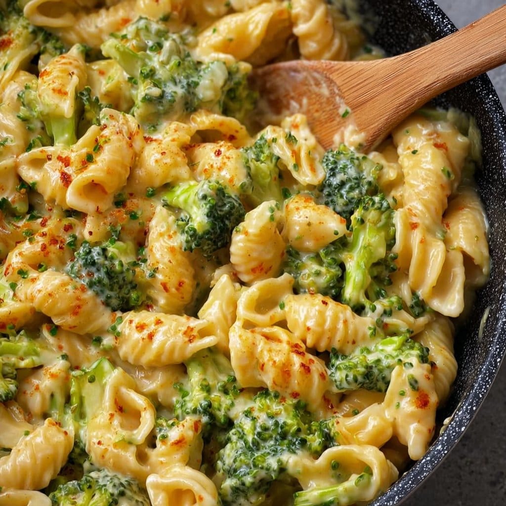 One Pot Healthy Broccoli Mac and Cheese