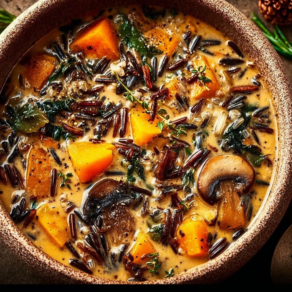 Autumn Wild Rice Soup
