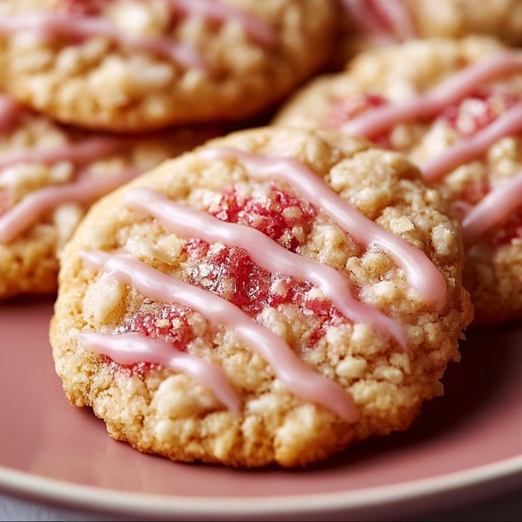 Strawberry Crunch Cookies