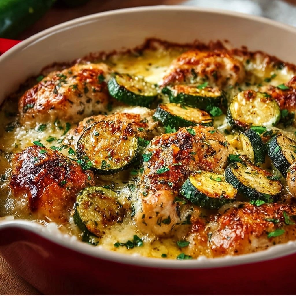 Easy Chicken Zucchini Bake