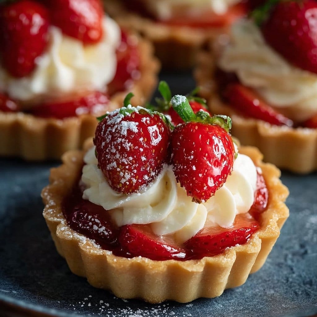 Fresh and Delicious Strawberry Tartlets