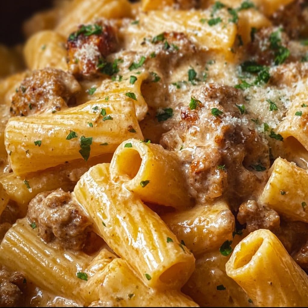Creamy Italian Sausage Rigatoni