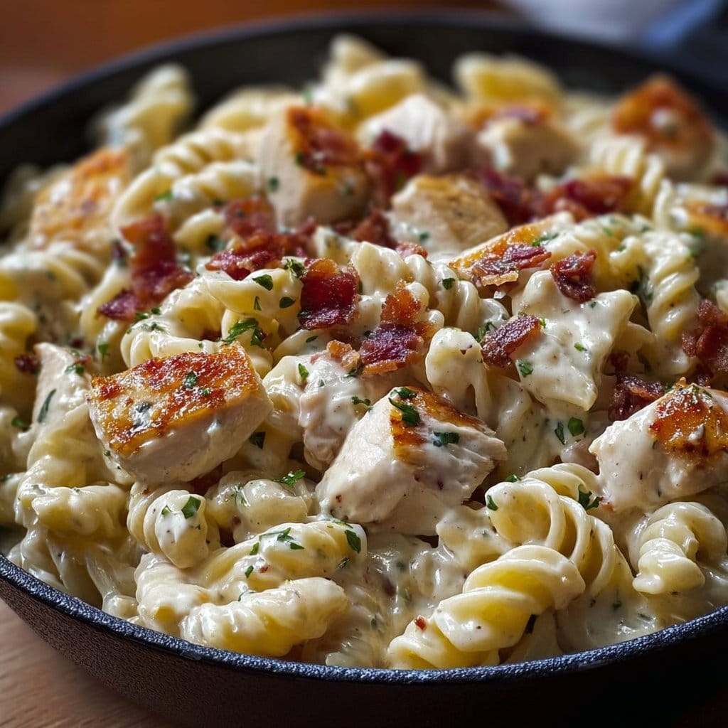 Chicken Bacon Ranch Pasta