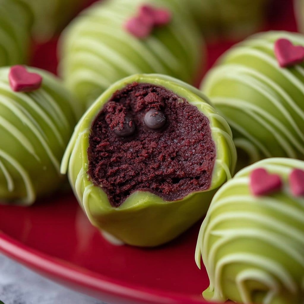 Grinch Oreo Truffles