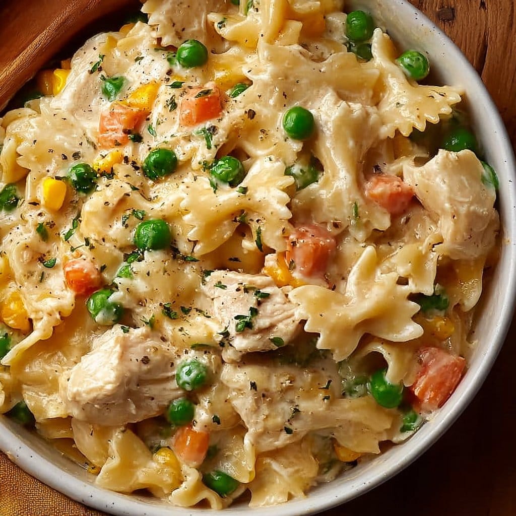 Classic Chicken Pot Pie Pasta
