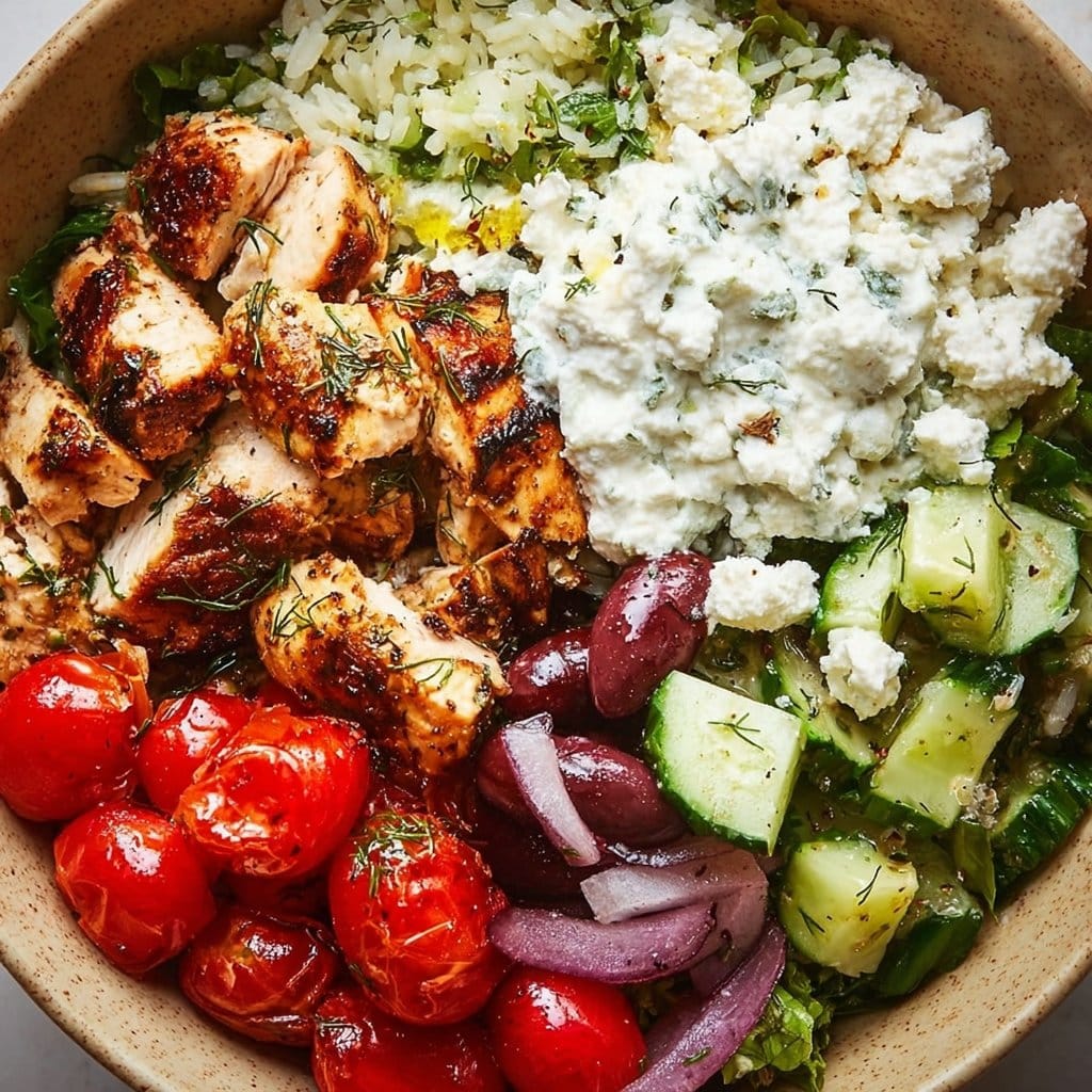 Greek Chicken Bowls