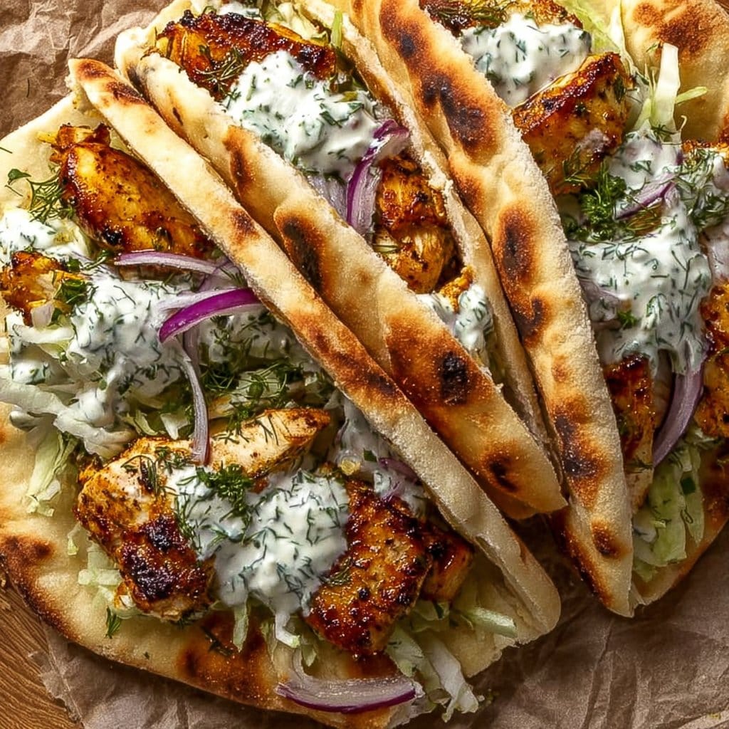 Sheet Pan Chicken Pitas with Herby Ranch