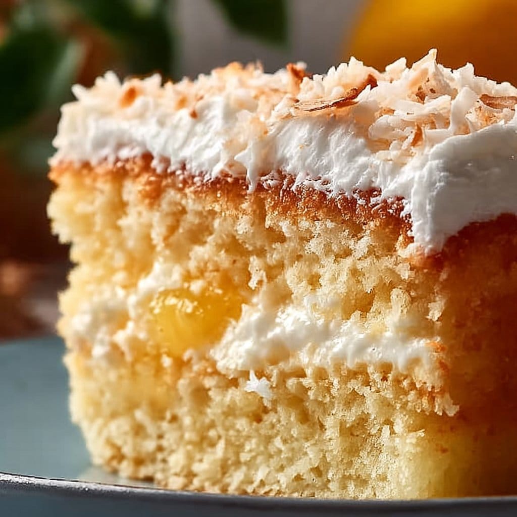 Pineapple Coconut Dream Cake