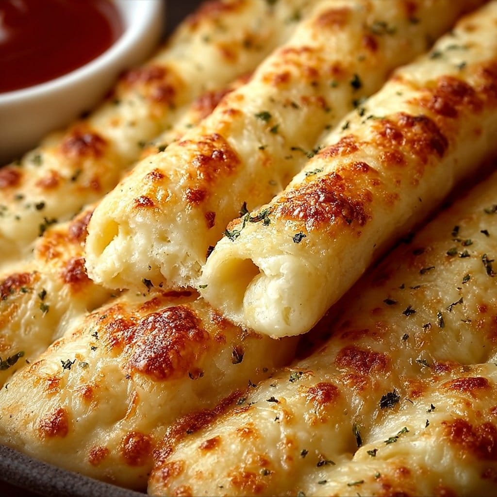 Homemade Cheesy Breadsticks