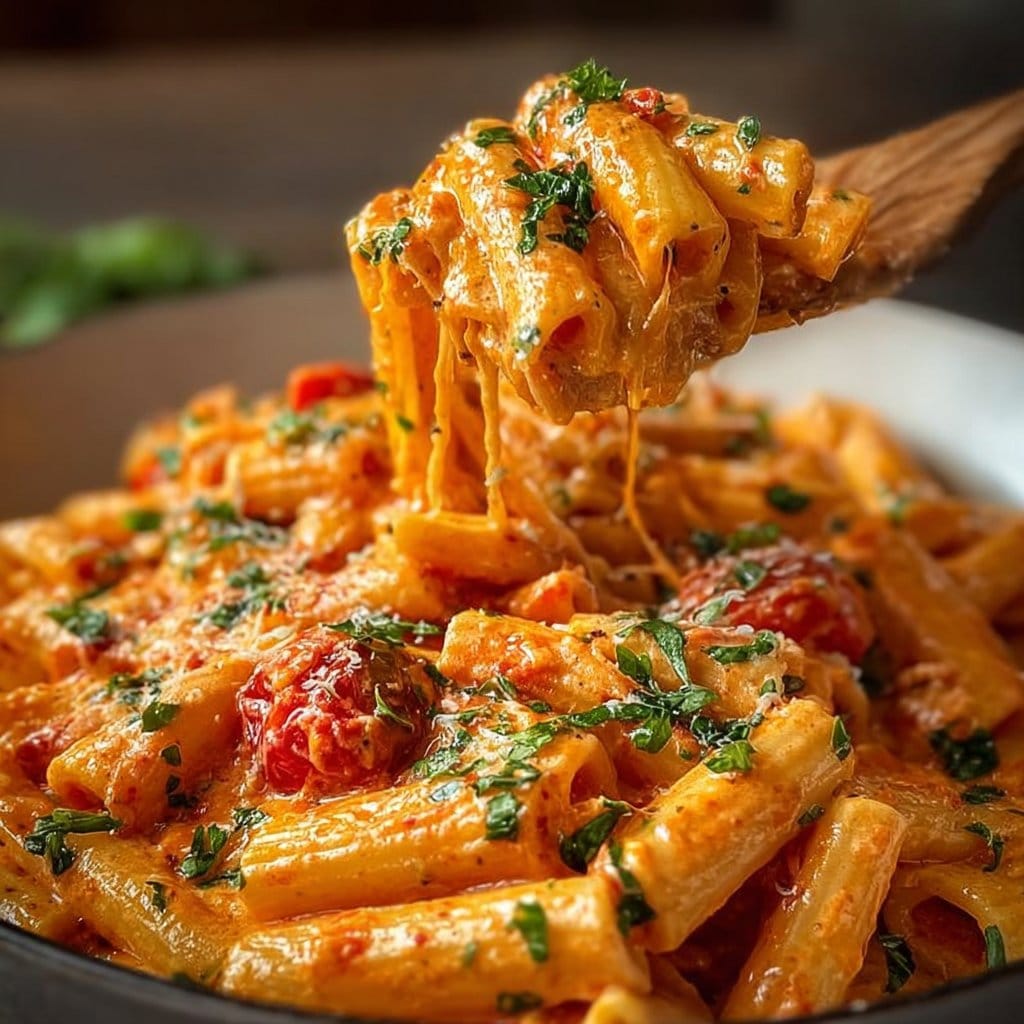 Creamy Tomato Garlic Pasta