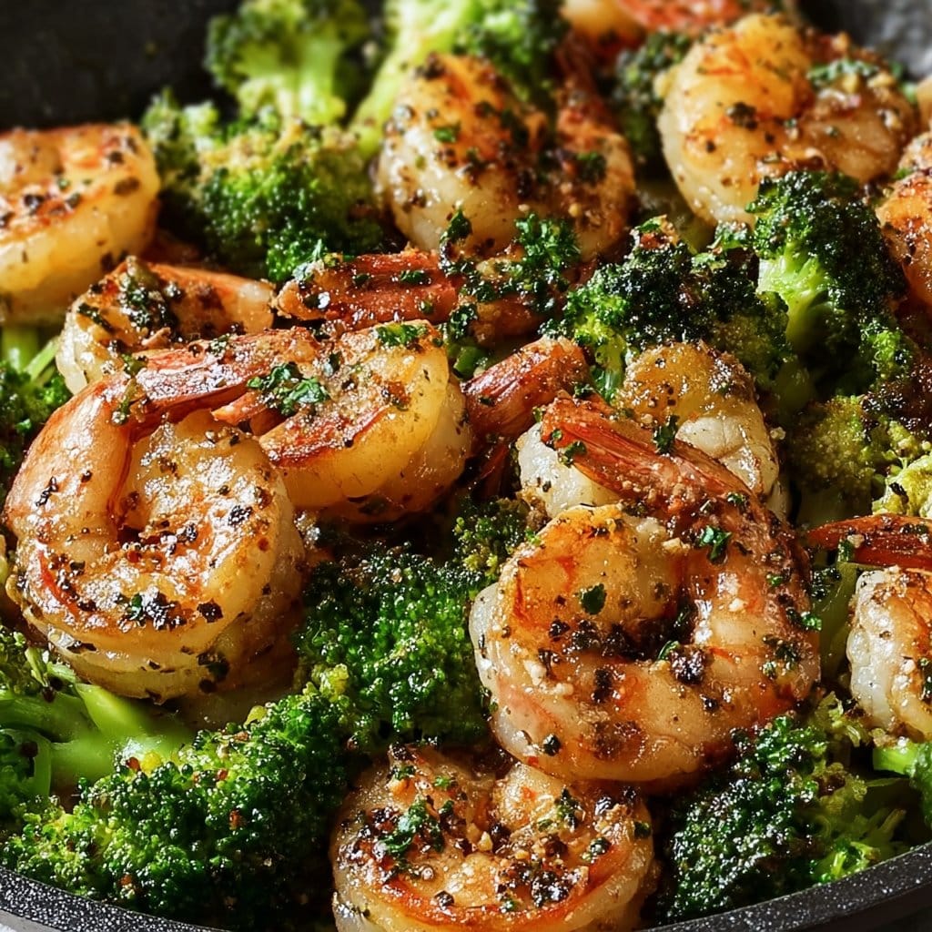 Low Carb Shrimp and Broccoli