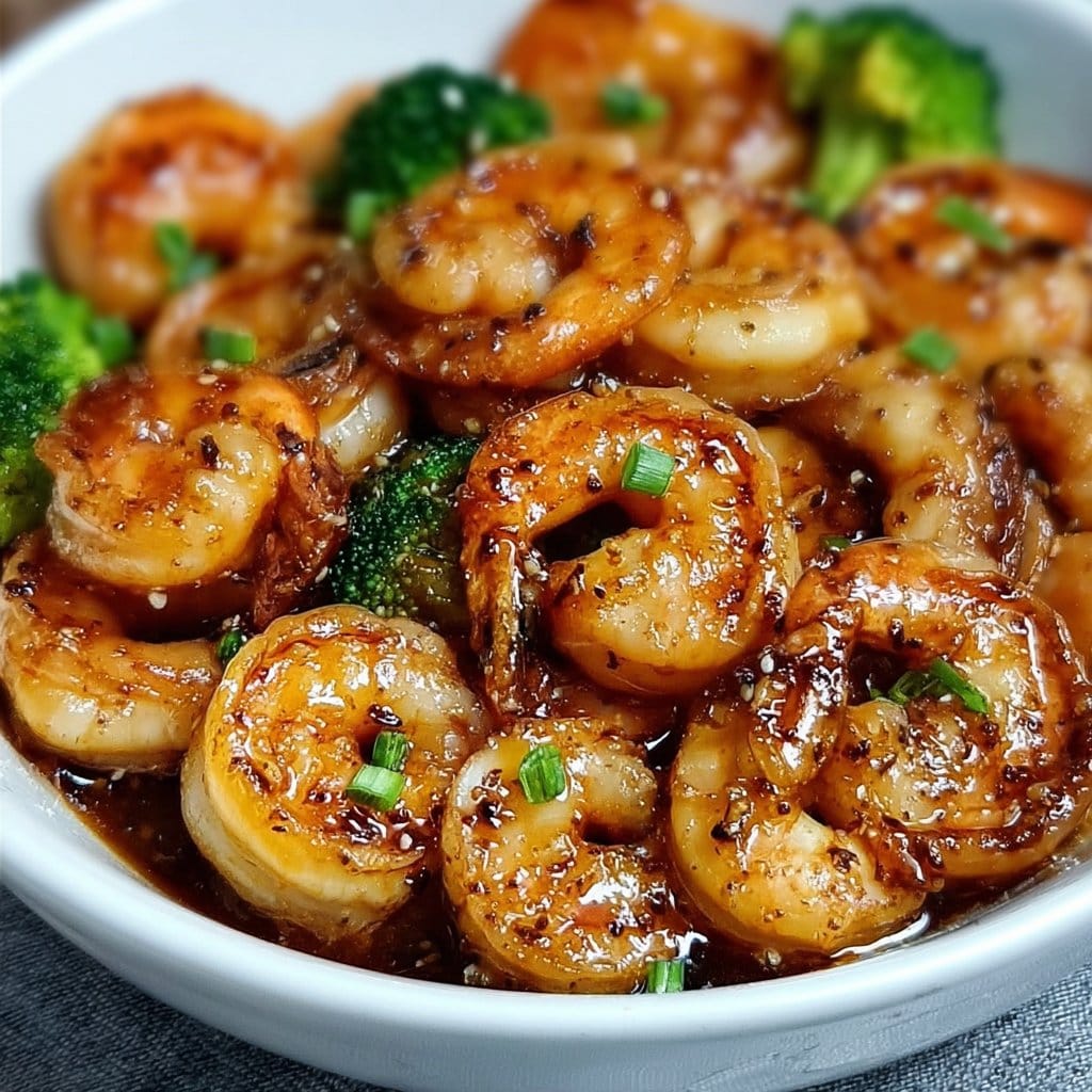 High-Protein Honey Garlic Shrimp