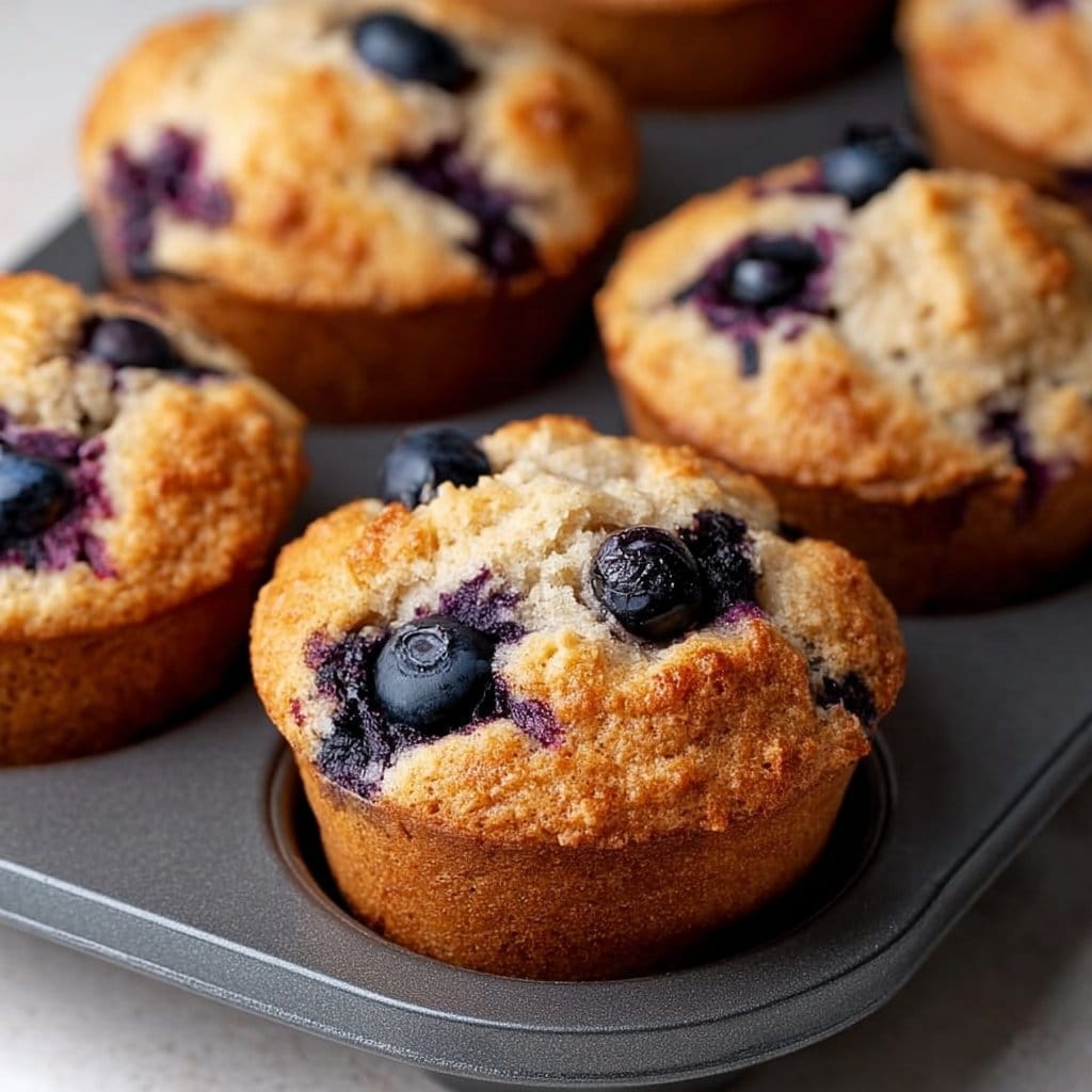 Hearty Blueberry Protein Muffins