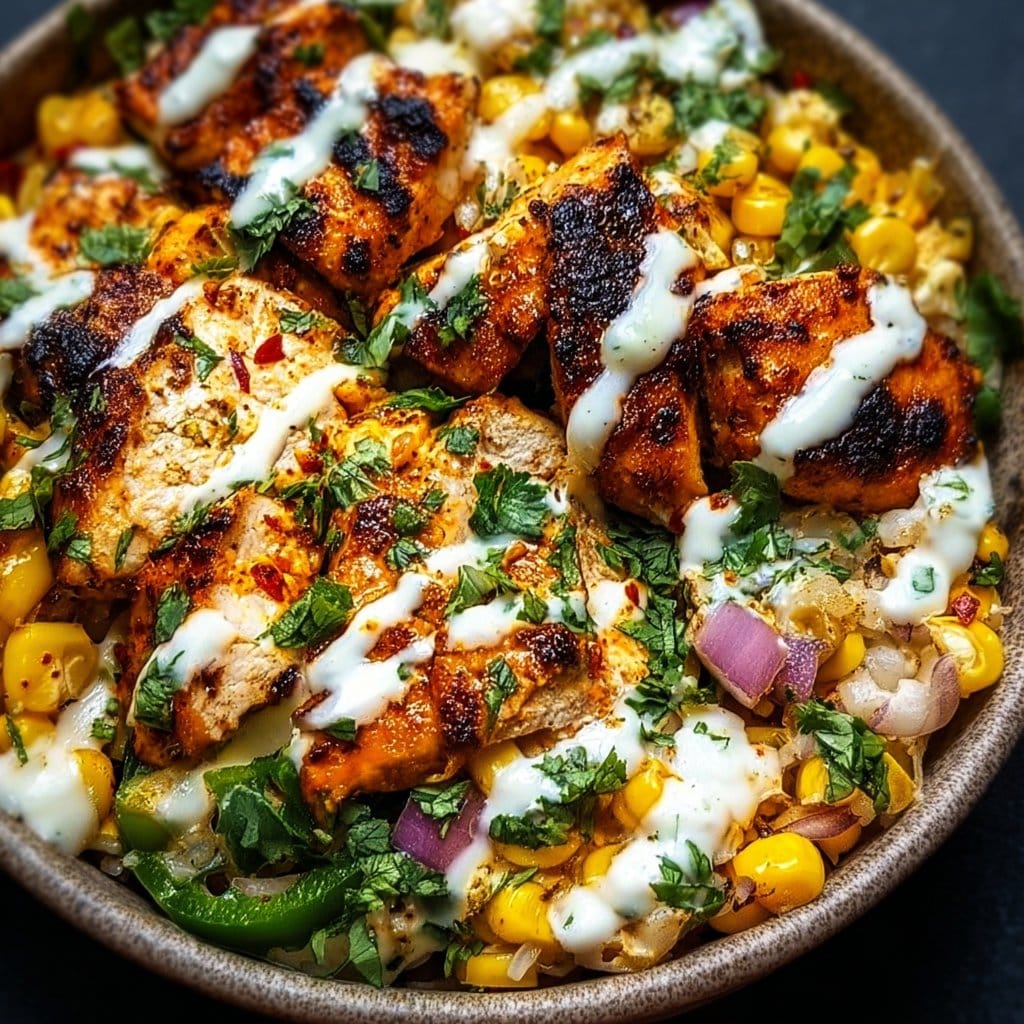 Tasty Street Corn Chicken Bowl