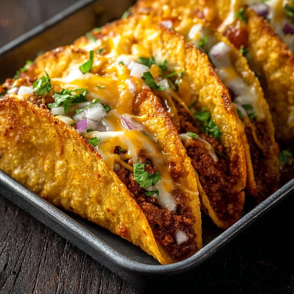 Oven-Baked Cheesy Tacos (Crispy & Loaded) You'll Love