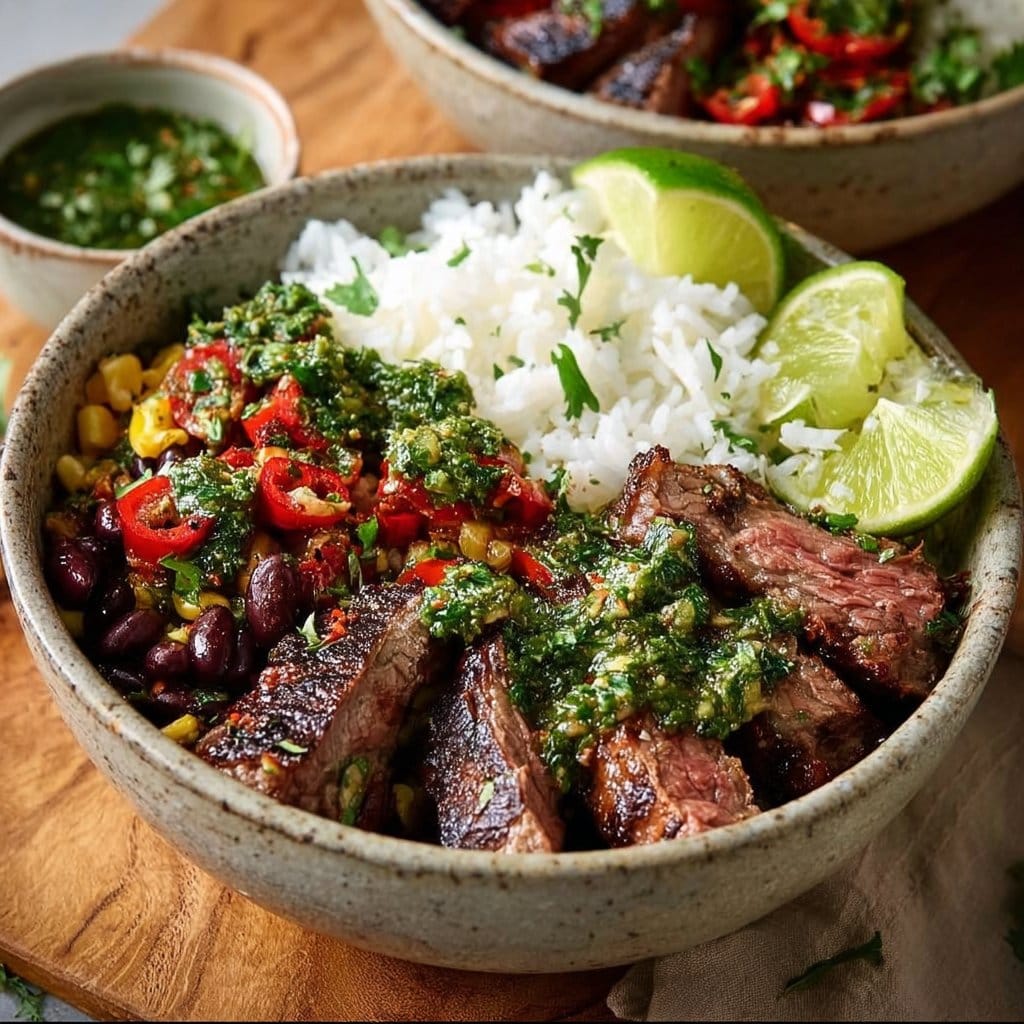 Cilantro Lime Steak Bowls