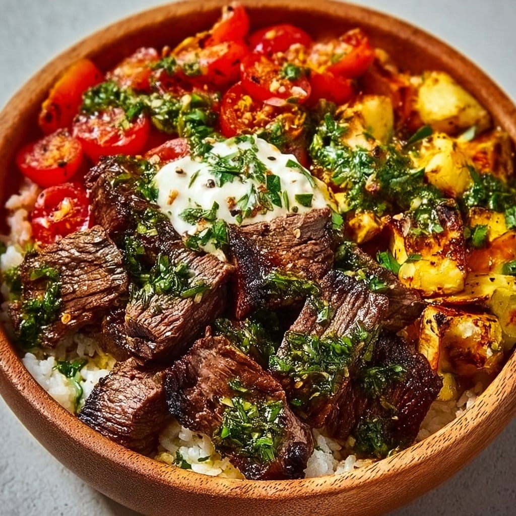Mediterranean Steak Bowl Recipe