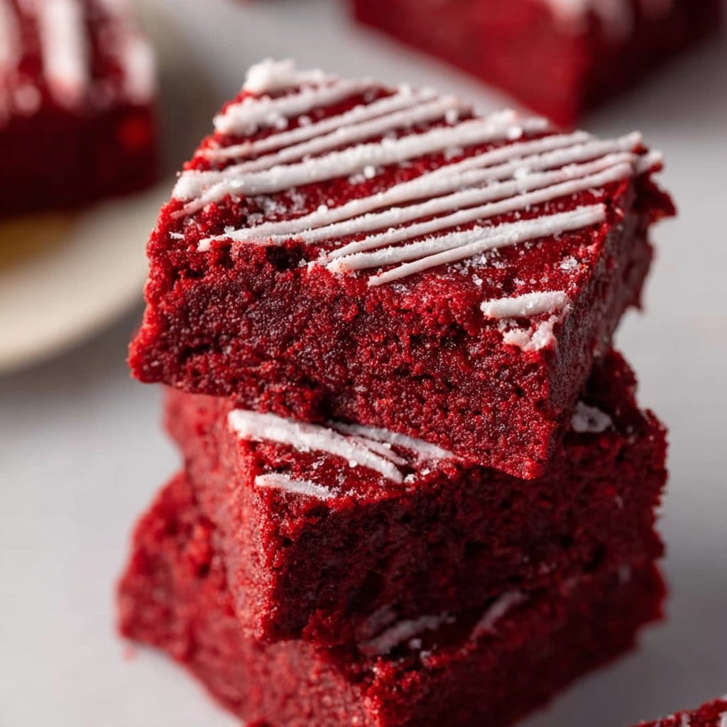 Fudgy Red Velvet Brownies