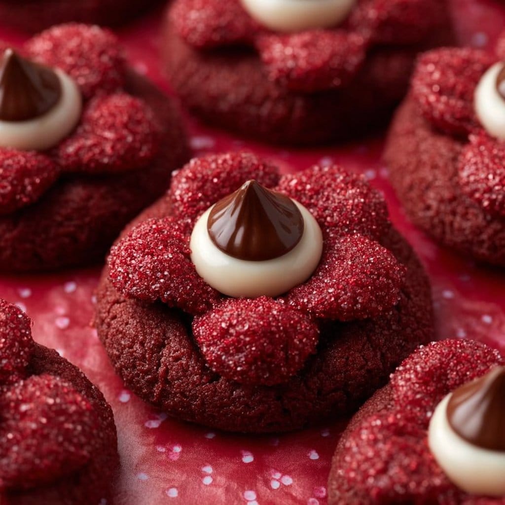 Hershey's Red Velvet Blossoms