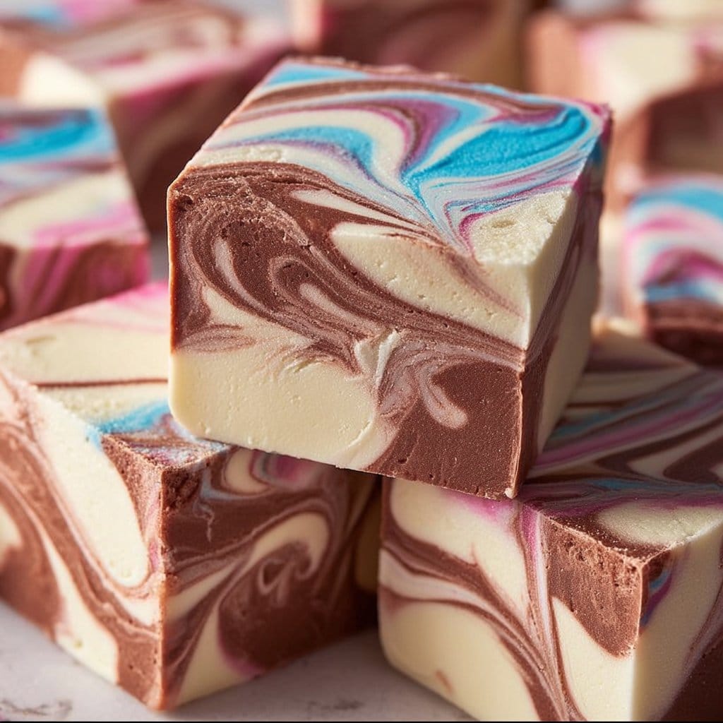 Marshmallow Swirl Fudge