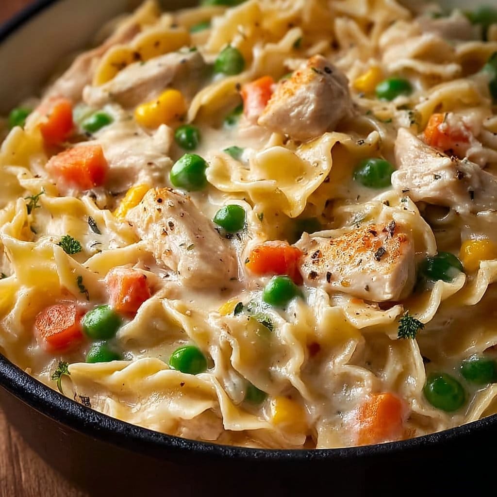 Classic Chicken Pot Pie Pasta