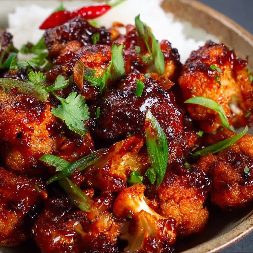 Air-Fried Korean Chili Cauliflower