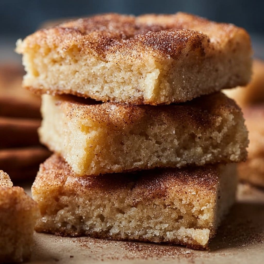 Cinnamon Sugar Blondies