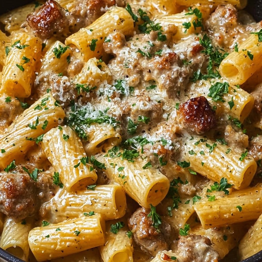 Creamy Italian Sausage Rigatoni