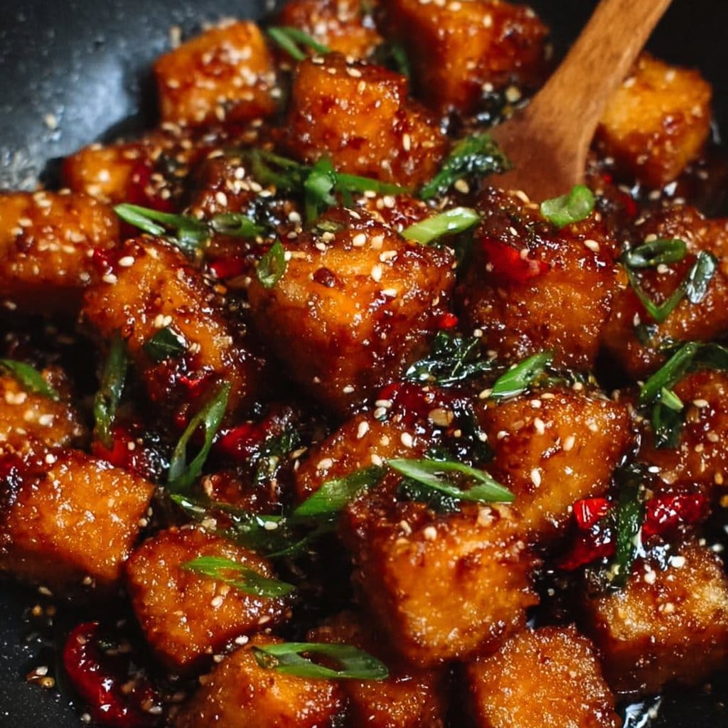 Crispy honey garlic tofu recipe that will amaze you!