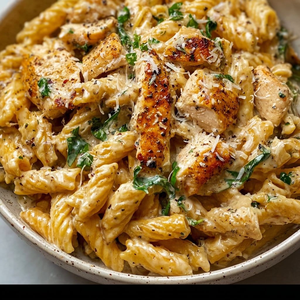 Creamy Garlic Parmesan Chicken Pasta