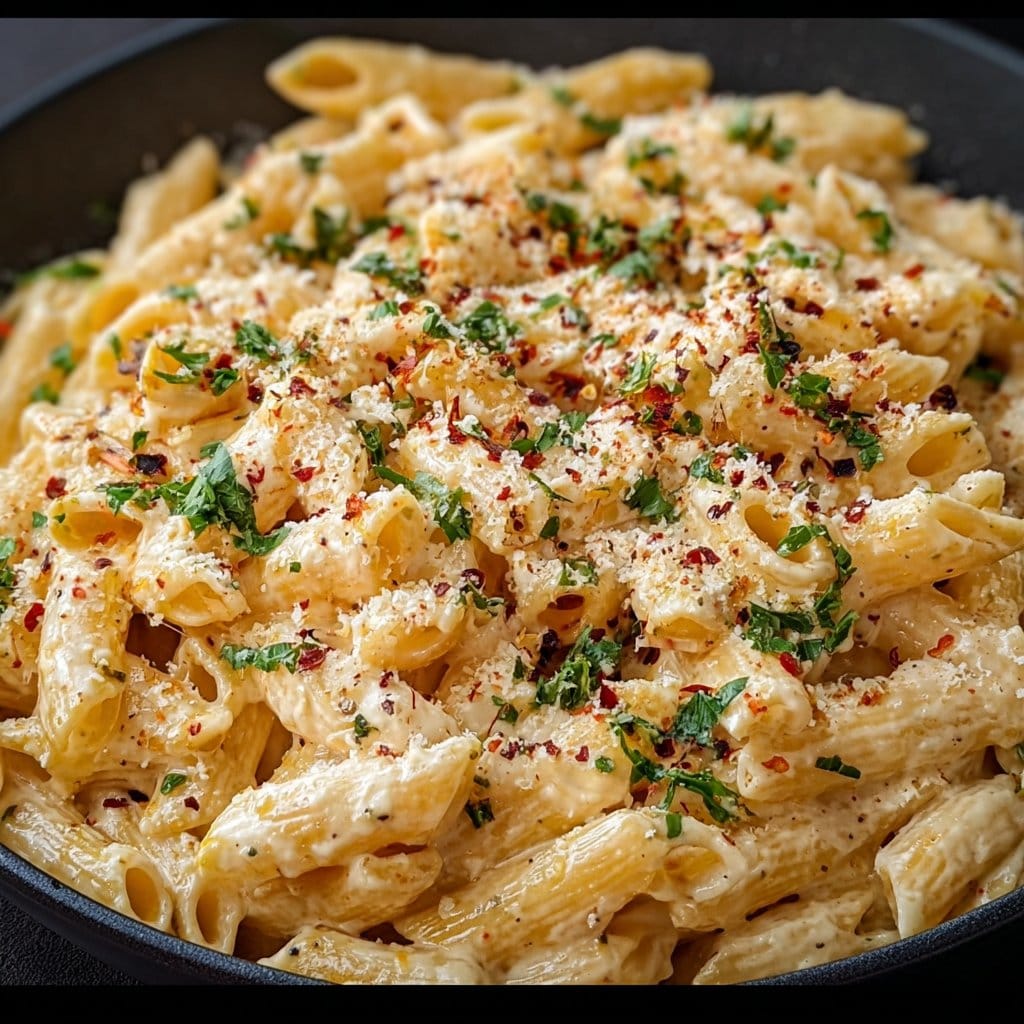 One Pot Creamy Garlic Pasta