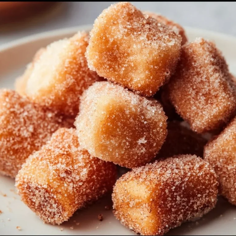 Healthy air fryer churro bites, crispy and delicious dessert snack option
